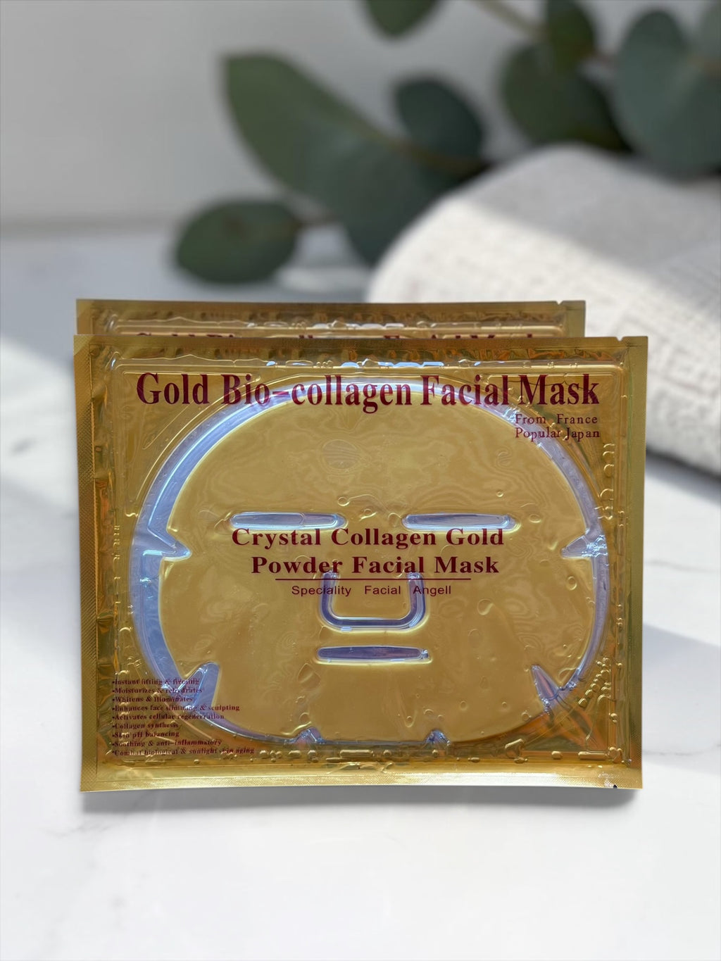 Mascarilla Facial de Colágeno Gold ✨
